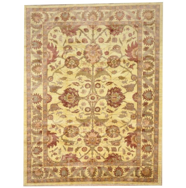 Afghan Hand-knotted Oushak Wool Rug (7'10 x 10'3)