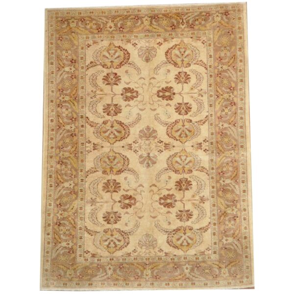 Afghan Hand-knotted Vegetable Dye Oushak Wool Rug (5'9 x 7'10)