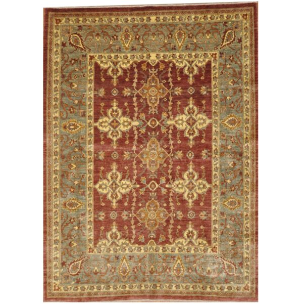 Afghan Hand-knotted Oushak Wool Rug (6' x 8')