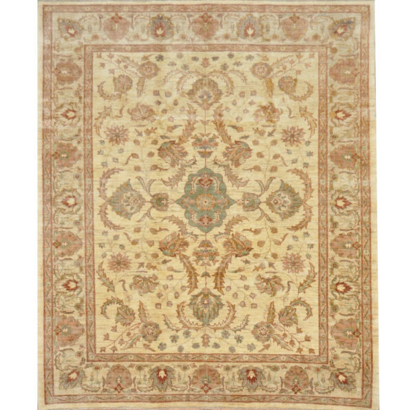 Afghan Hand-knotted Oushak Wool Rug (8'2 x 9'10)