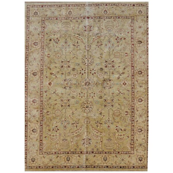 Afghan Hand-knotted Vegetable Dye Tibetan Wool Rug (6'5 x 8'3)