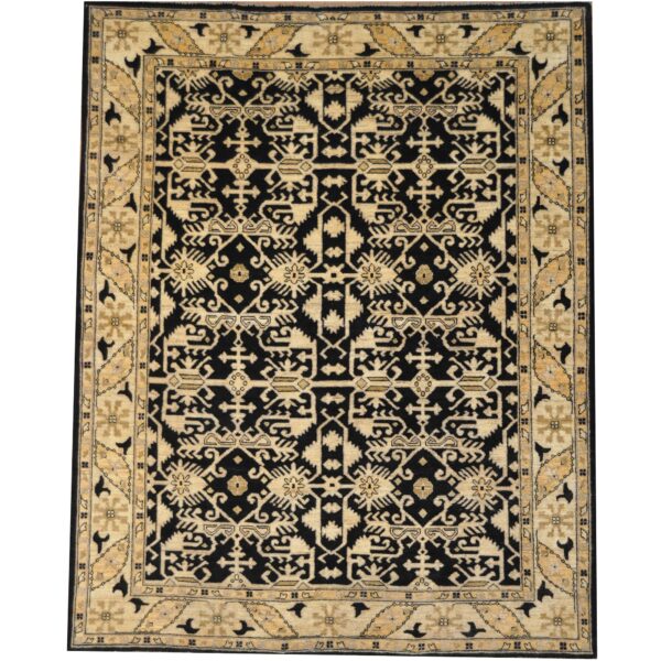 Afghan Hand-knotted Oushak Wool Rug (6'6 x 8'2)
