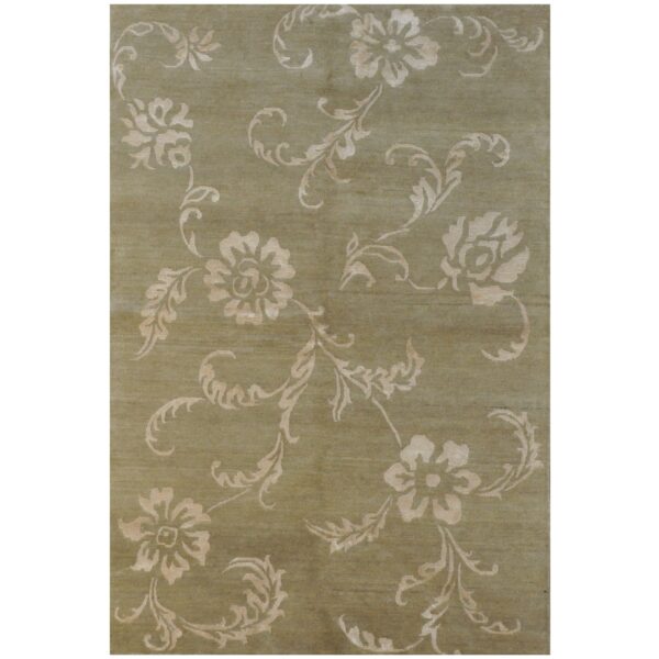 Afghan Hand-knotted Vegetable Dye Tibetan Wool Rug (5'5 x 8'2)