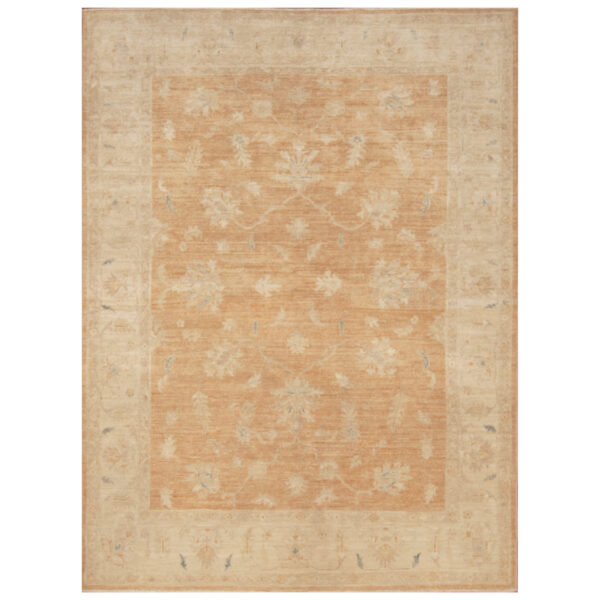 Afghan Hand-knotted Vegetable Dye Oushak Wool Rug (5' x 6'8)