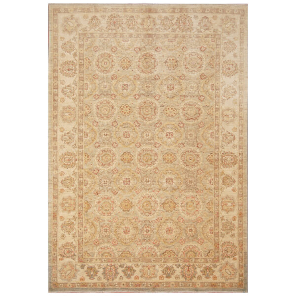 Afghan Hand-knotted Vegetable Dye Khotan Wool Rug (6' x 8'6)
