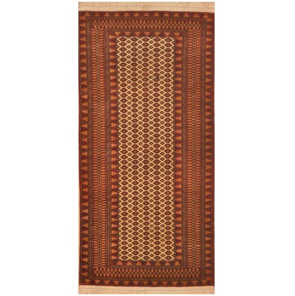 Afghan Hand-knotted Turkoman Wool Rug (3' x 6'2)