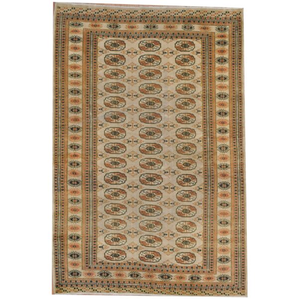 Pakistani Hand-knotted Bokhara Wool Rug (4'2 x 6')