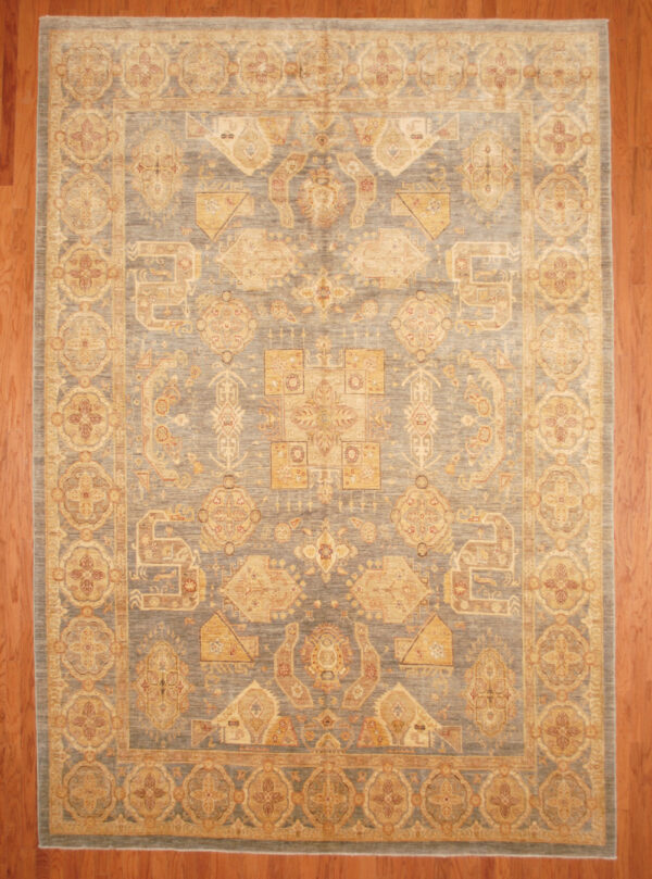 Afghan Hand-knotted Vegetable Dye (9'10 x 14'2)