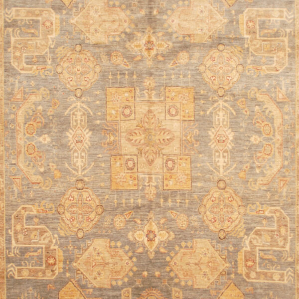 Afghan Hand-knotted Vegetable Dye (9'10 x 14'2) - Image 3
