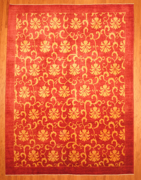 Afghan Hand-knotted Vegetable Dye (10'1 x 13'7)