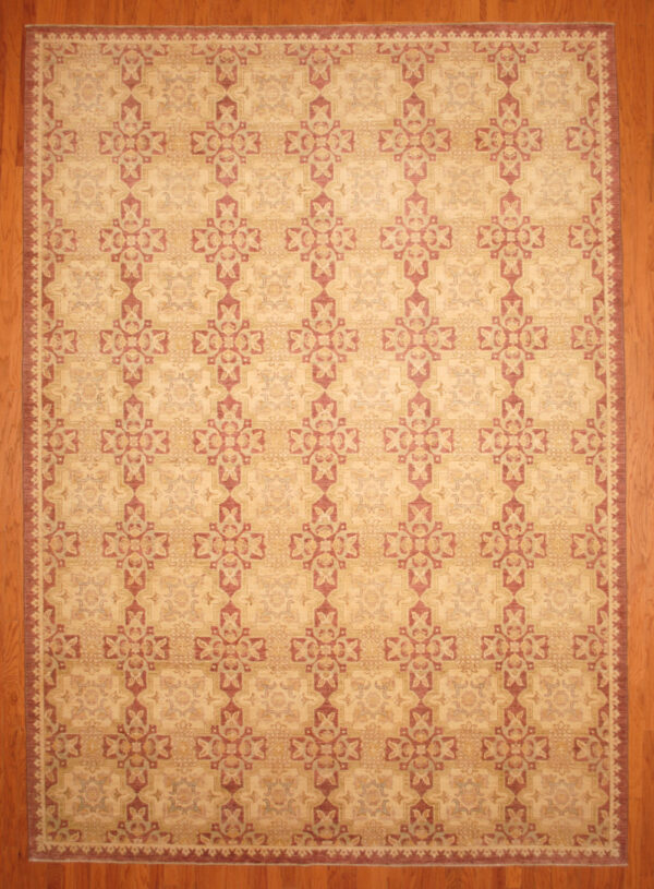 Afghan Hand-knotted Vegetable Dye (10'2 x 14'2)