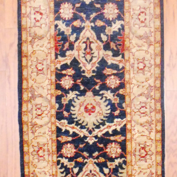 Afghan Hand-knotted Fine Vegetable Dye (2'9 x 12'5) - Image 3