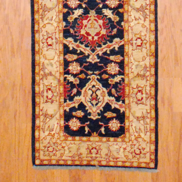 Afghan Hand-knotted Fine Vegetable Dye (2'9 x 12'5) - Image 2