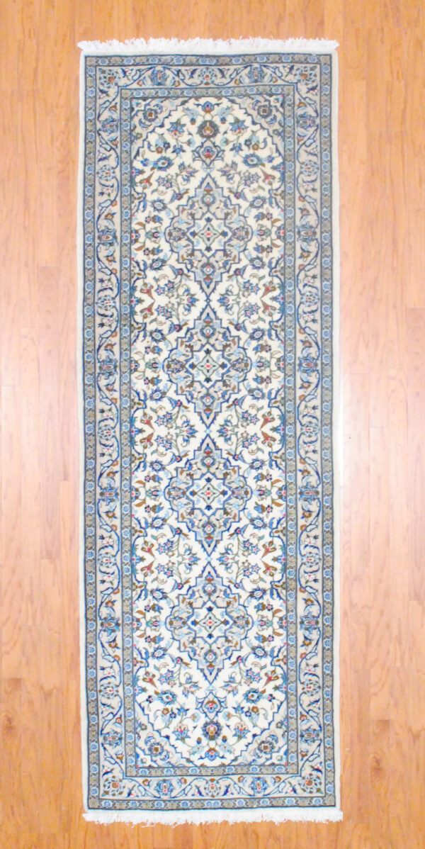 Persian Hand-knotted Kashan (3'5 x 9'10)