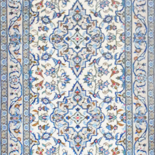 Persian Hand-knotted Kashan (3'5 x 9'10) - Image 3