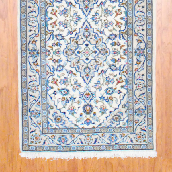 Persian Hand-knotted Kashan (3'5 x 9'10) - Image 2