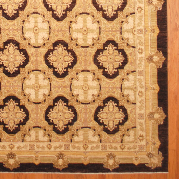 Afghan Hand-knotted Vegetable Dye (10'2 x 12'10) - Image 2