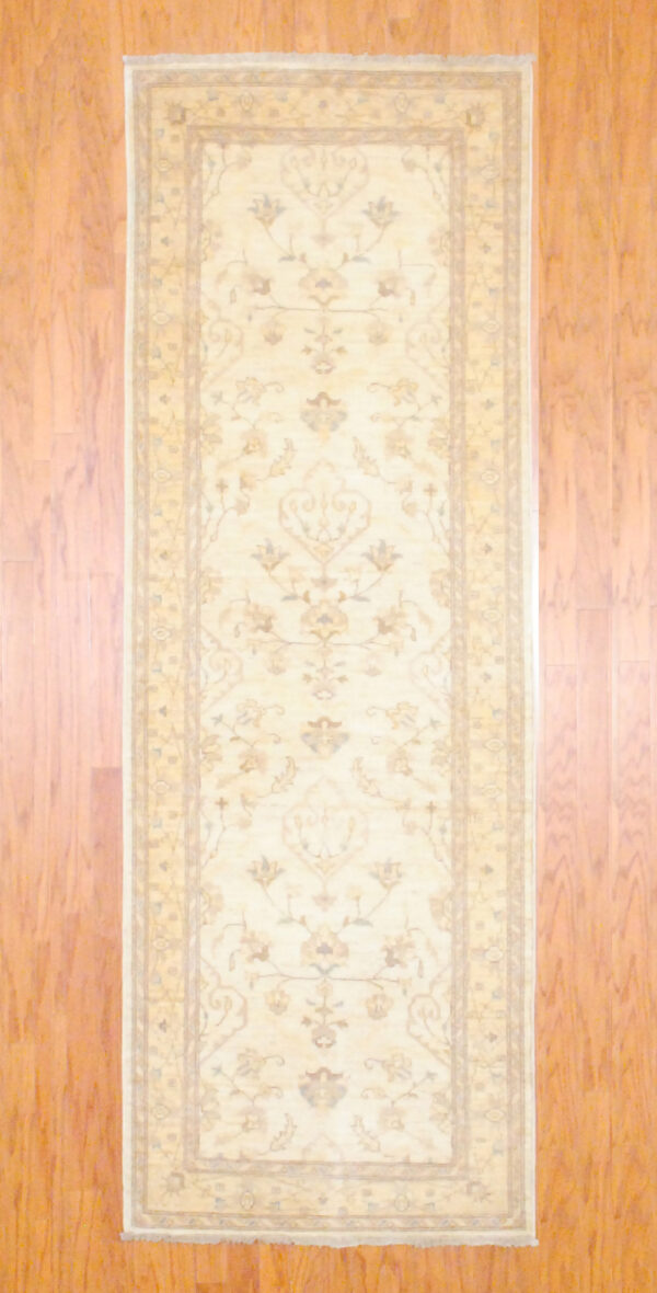 Afghan Hand-knotted Vegetable Dye (3'3 x 9'5) 