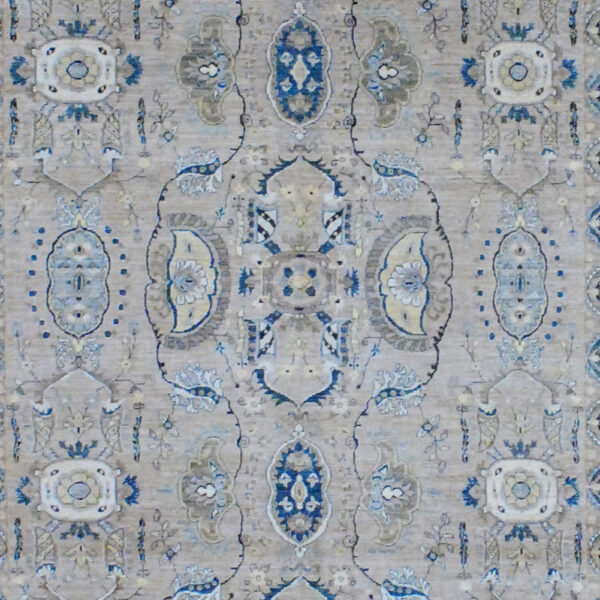 Afghan Hand-knotted Vegetable Dye (8'10 x 11'6) - Image 3
