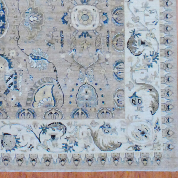 Afghan Hand-knotted Vegetable Dye (8'10 x 11'6) - Image 2