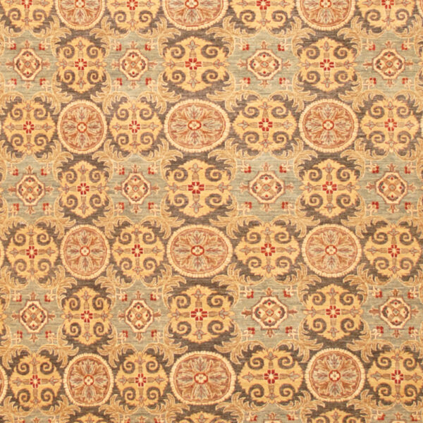 Afghan Hand-knotted Vegetable Dye (9'11 x 12'1) - Image 3