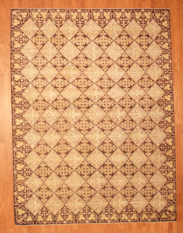 Afghan Hand-knotted Vegetable Dye (9' x 11'10)