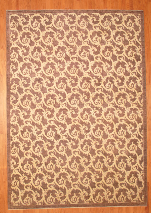 Afghan Hand-knotted Vegetable Dye (9' x 12'9)
