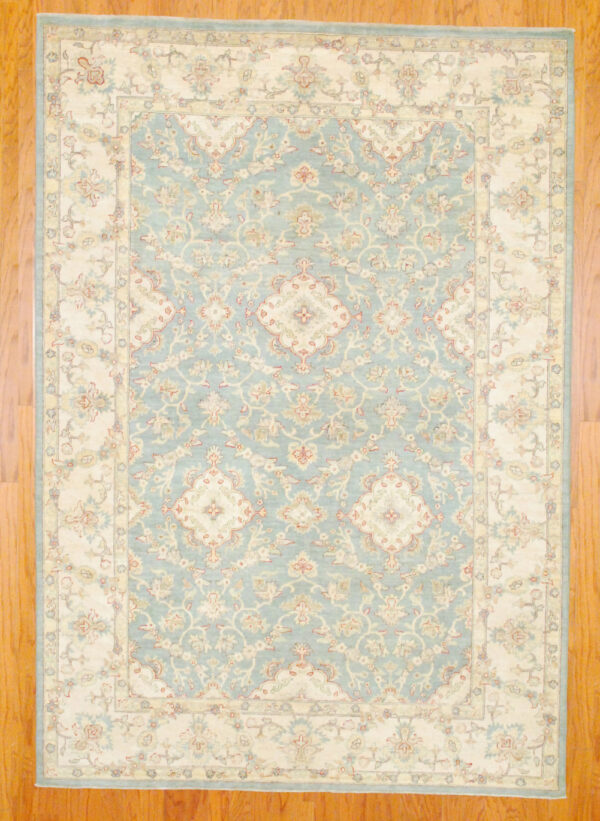 Afghan Hand-knotted Fine Vegetable Dye (6'2 x 8'11)