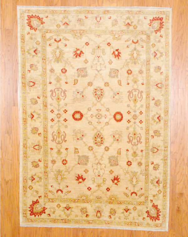 Afghan Hand-knotted Fine Vegetable Dye (5'5 x 7'11)