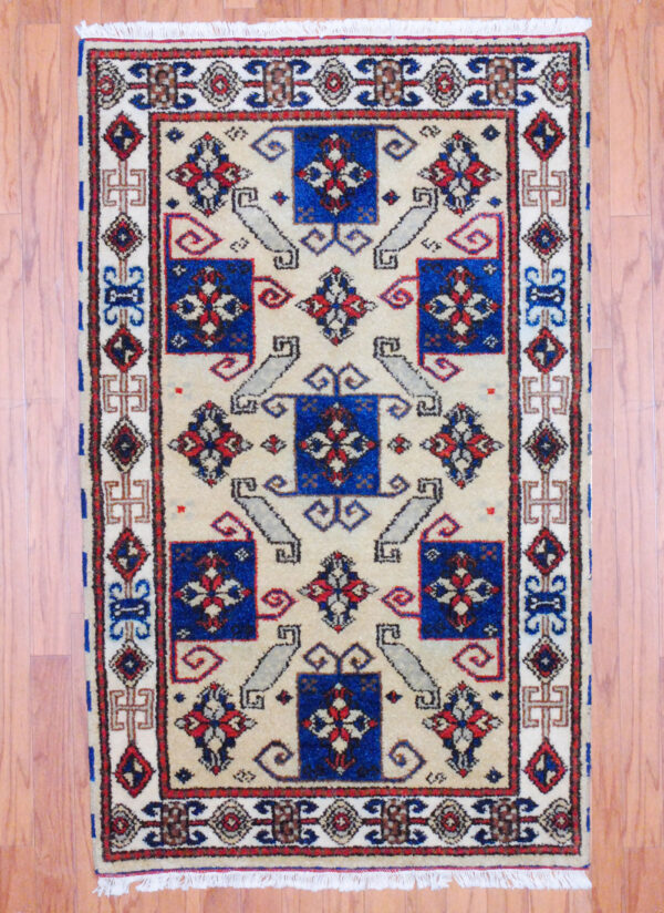 Indo Hand-knotted Kazak (3' x 5')