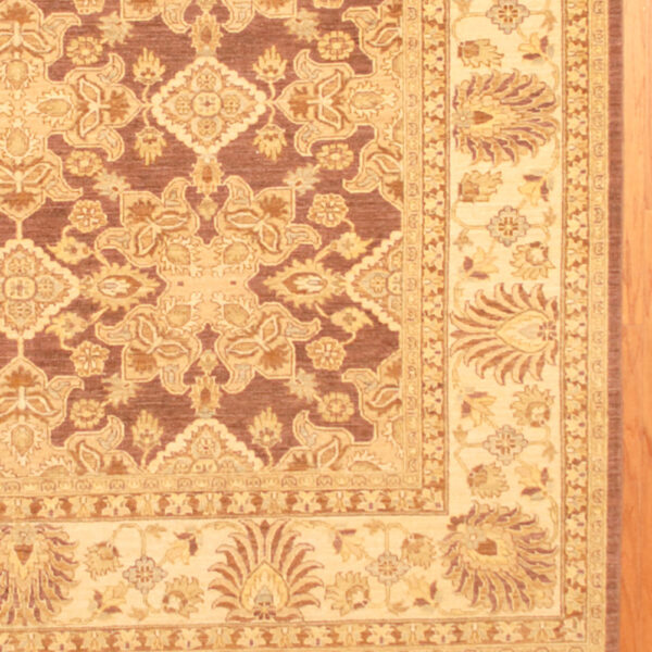 Afghan Hand-knotted Vegetable Dye (8'11 x 11'8) - Image 2