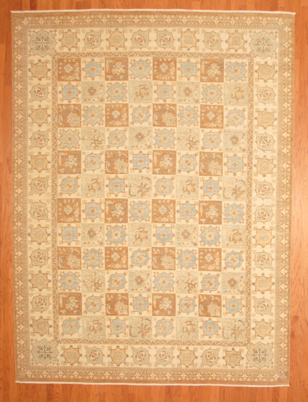 Afghan Hand-knotted Vegetable Dye (9'1 x 12'2)