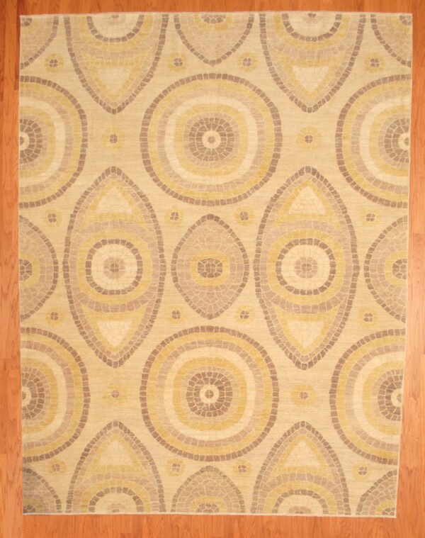 Afghan Hand-knotted Vegetable Dye (9' x 11'6)