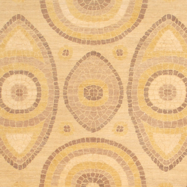 Afghan Hand-knotted Vegetable Dye (9' x 11'6) - Image 3