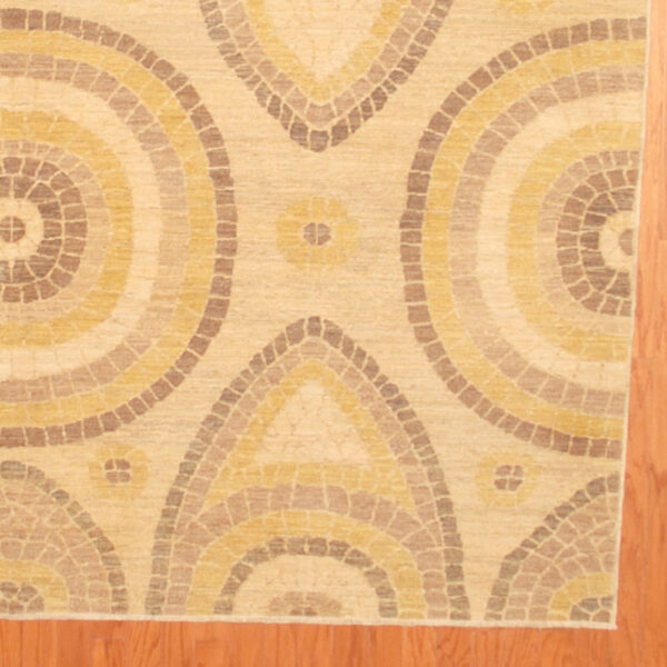 Afghan Hand-knotted Vegetable Dye (9' x 11'6) - Image 2