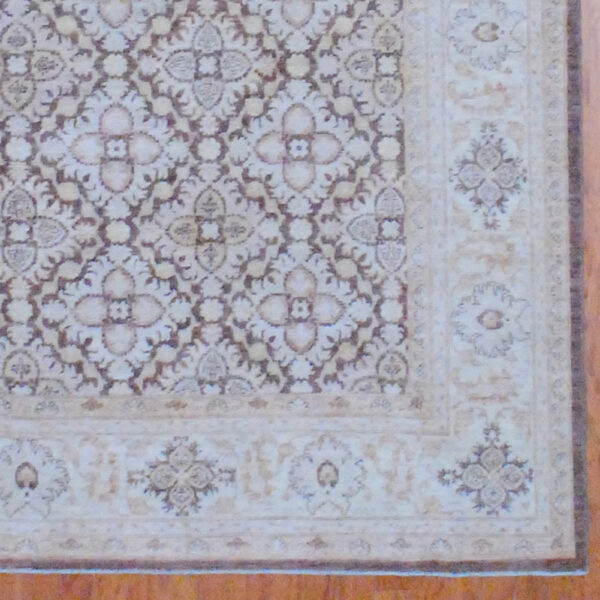 Afghan Hand-knotted Vegetable Dye (8' x 9'8 ) - Image 2