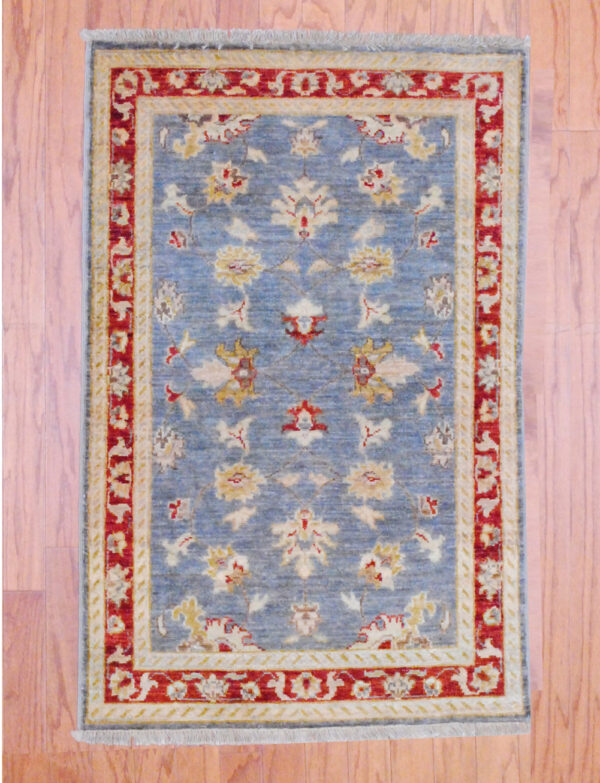 Afghan Hand-knotted Vegetable Dye (2'7 x 3'11)