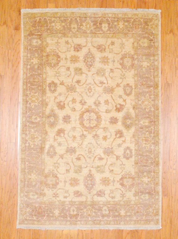 Afghan Hand-knotted Fine Vegetable Dye (4'10 x 7'3)