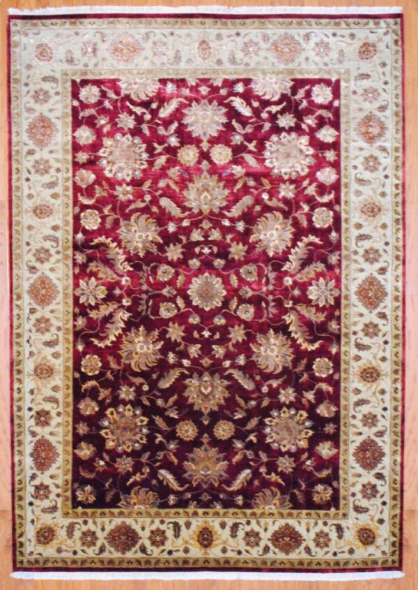 Fine Indo Hand-knotted Rug (7'1 x 9'11)