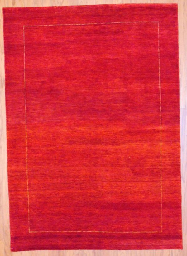 Indo Hand-knotted Gabbeh (5' x 7')
