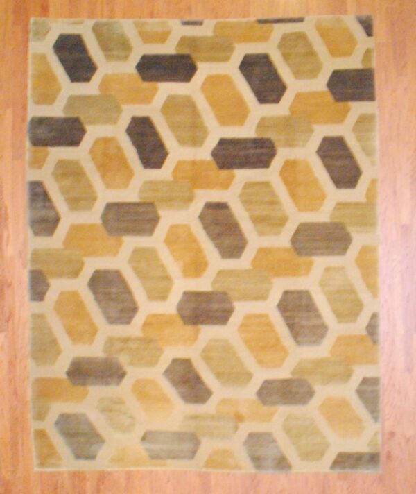 Nepalese Hand-knotted Tibetan (9' x 12')