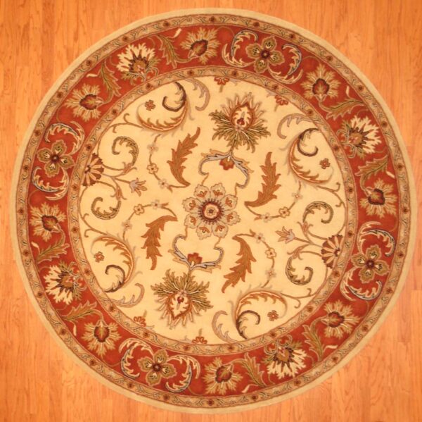 Indo Hand-tufted Mahal (8' x 8')
