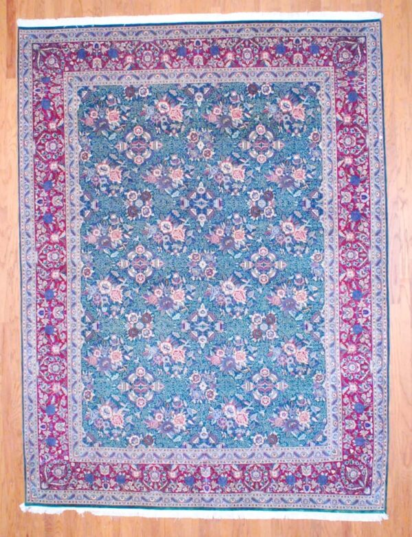 Pak Persian Hand-knotted Kirman (9' x 12')