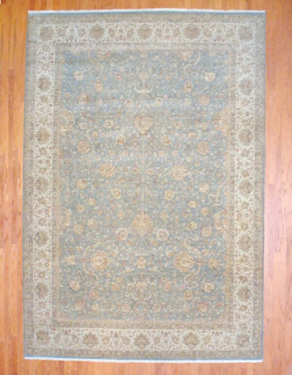 Indo Hand-knotted Kashan (9'11 x 14'4)