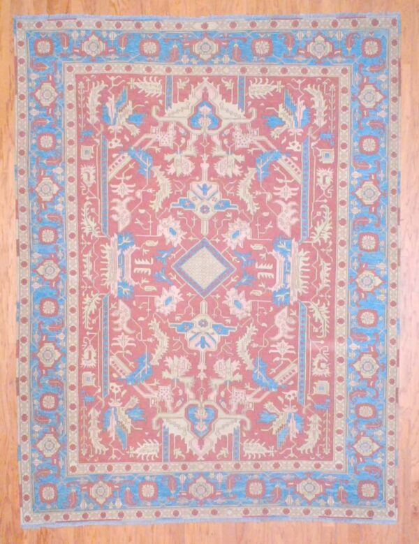 Afghan Hand-knotted Vegetable Dye Soumak (7'8 x 10'1)
