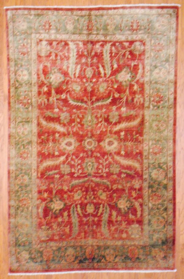 Afghan Hand-knotted Fine Vegetable Dye (6'1 x 9'4)