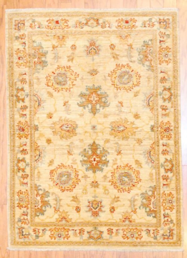 Afghan Hand-knotted Vegetable Dye (3'5 x 4'7)
