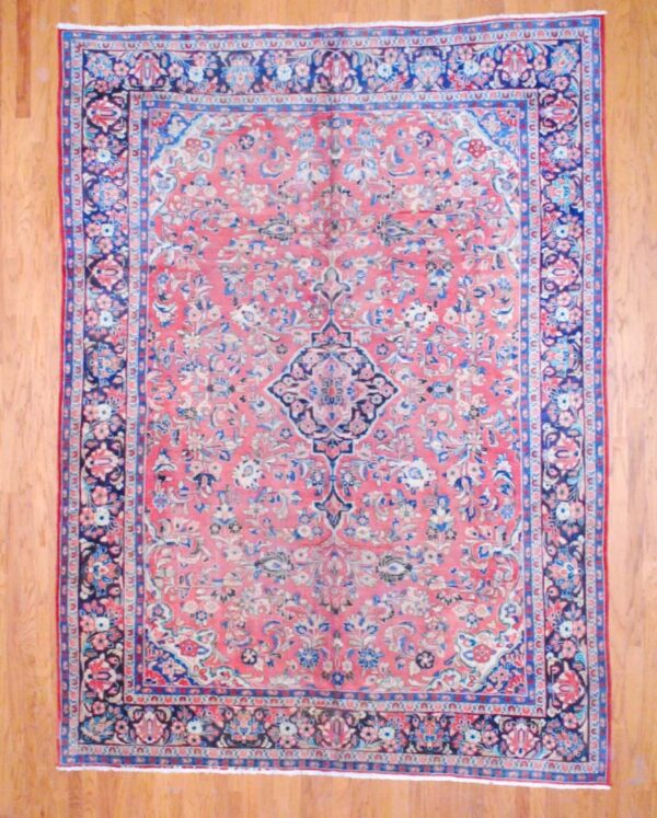 Antique Persian Hand-knotted Mahal (8'11 x 12'1)