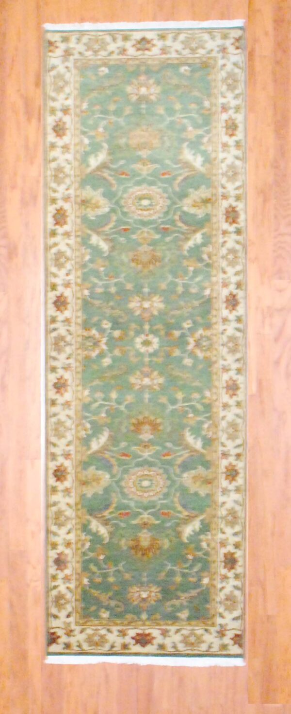 Indo Hand-knotted Vegetable Dye (2'8 x 8'5)