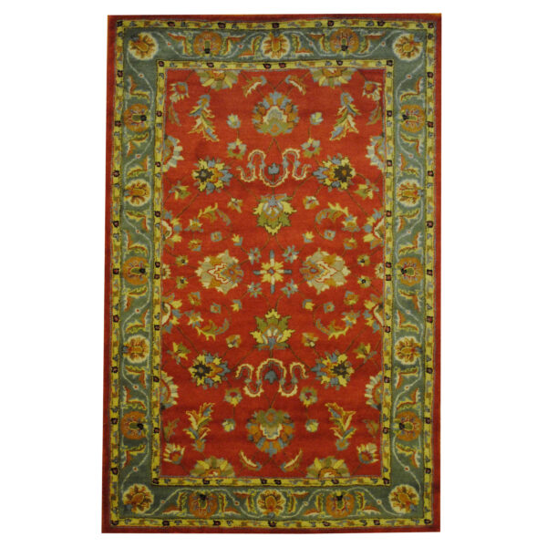 Indo Hand-tufted Wool Rug (5'3 x 8'2)